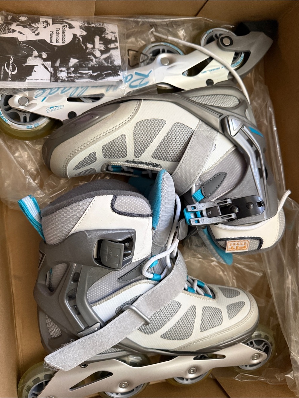 Rollerblade Skates Box with Blue Logo